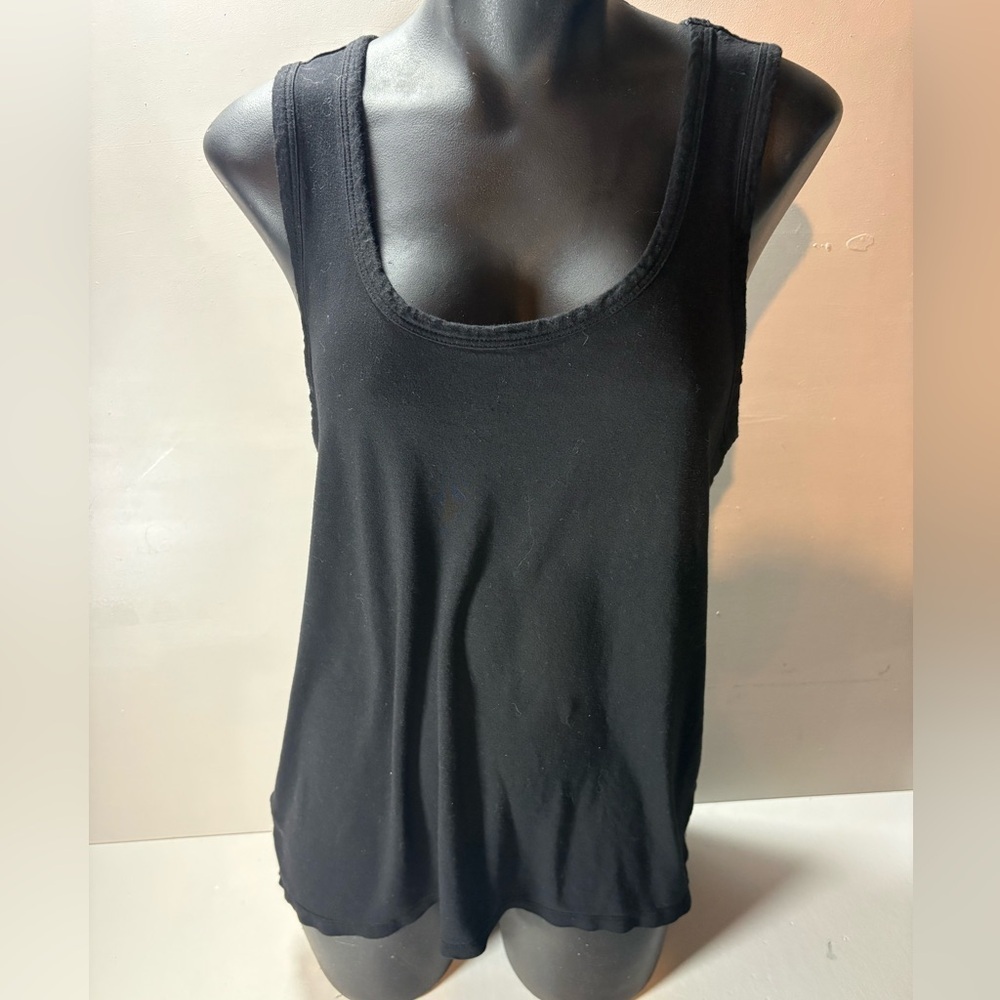 GAP Black Scoop Neck Tank Top